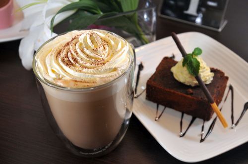 Kaffee dessert kuchen bild