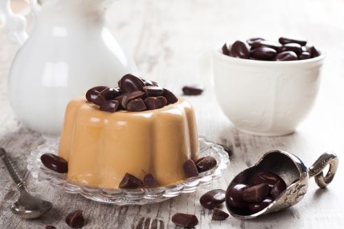 Kaffee Panna Cotta bild